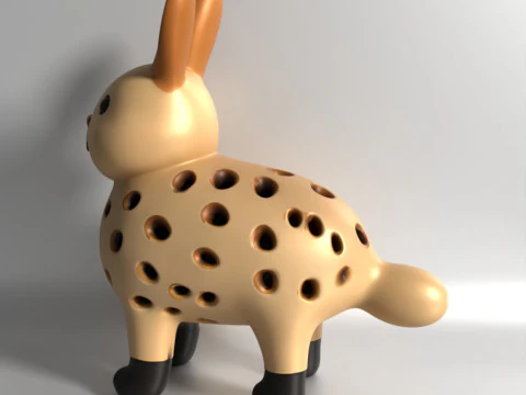 3D Printing Rabbit Sprouter Seed Chia Radish microgreens Lentil sprouts Germinator 3D Model