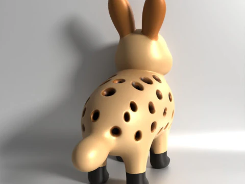 3D Printing Rabbit Sprouter Seed Chia Radish microgreens Lentil sprouts Germinator 3D Model