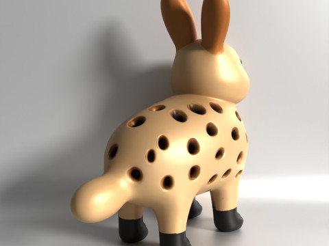 3D Printing Rabbit Sprouter Seed Chia Radish microgreens Lentil sprouts Germinator Model 3D