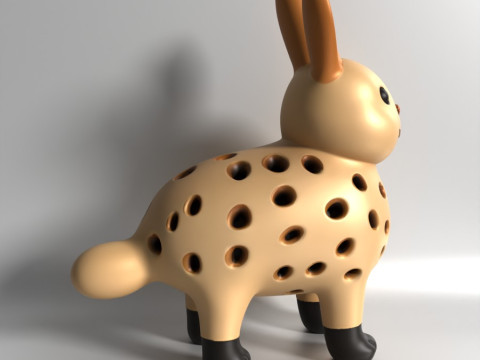 3D Printing Rabbit Sprouter Seed Chia Radish microgreens Lentil sprouts Germinator Model 3D