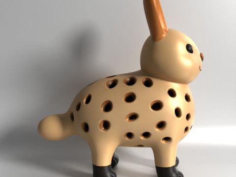3D Printing Rabbit Sprouter Seed Chia Radish microgreens Lentil sprouts Germinator Model 3D