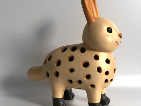 3D Printing Rabbit Sprouter Seed Chia Radish microgreens Lentil sprouts Germinator 3D Model