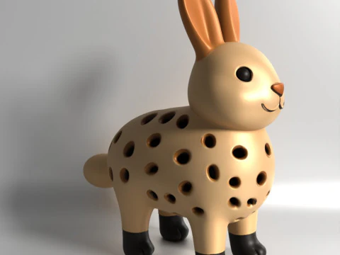 3D Printing Rabbit Sprouter Seed Chia Radish microgreens Lentil sprouts Germinator 3D Model