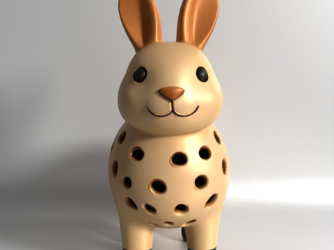 3D Printing Rabbit Sprouter Seed Chia Radish microgreens Lentil sprouts Germinator Model 3D