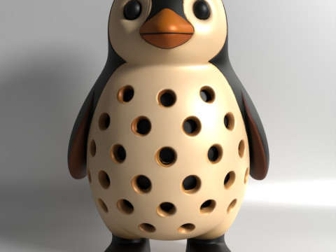 3D Printing Penguin Sprouter Seed Chia Radish microgreens Lentil sprouts Germinator 3D 모델