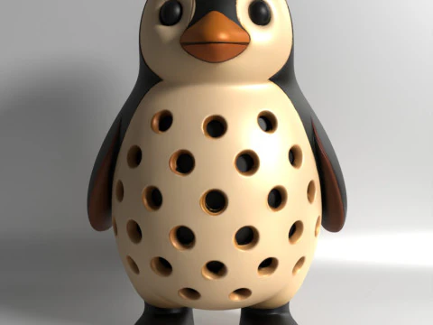 3D Printing Penguin Sprouter Seed Chia Radish microgreens Lentil sprouts Germinator 3D Model