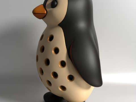 3D Printing Penguin Sprouter Seed Chia Radish microgreens Lentil sprouts Germinator 3D 모델