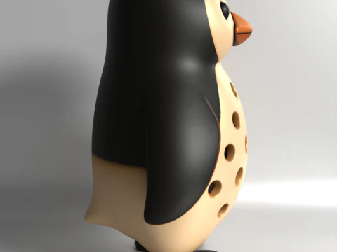3D Printing Penguin Sprouter Seed Chia Radish microgreens Lentil sprouts Germinator 3D Model