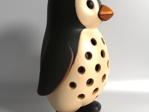 3D Printing Penguin Sprouter Seed Chia Radish microgreens Lentil sprouts Germinator 3D Model