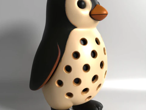 3D Printing Penguin Sprouter Seed Chia Radish microgreens Lentil sprouts Germinator 3D Model