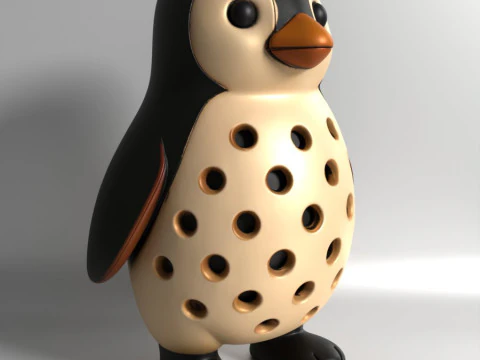 3D Printing Penguin Sprouter Seed Chia Radish microgreens Lentil sprouts Germinator 3D Model