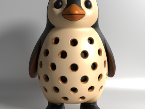 3D Printing Penguin Sprouter Seed Chia Radish microgreens Lentil sprouts Germinator 3D 모델