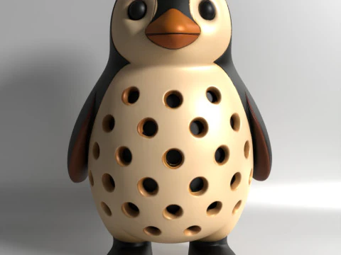 3D Printing Penguin Sprouter Seed Chia Radish microgreens Lentil sprouts Germinator 3D Model