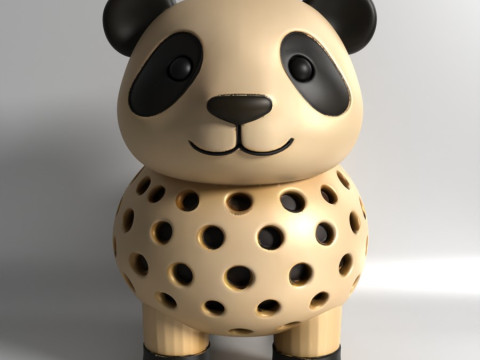 Pencetakan 3D Benih Sprouter Panda Chia Lobak microgreens Germinator kecambah Lentil Model 3D