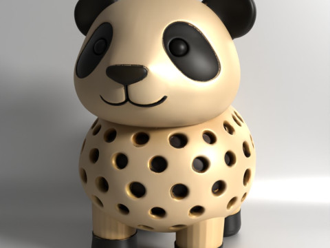 Pencetakan 3D Benih Sprouter Panda Chia Lobak microgreens Germinator kecambah Lentil Model 3D