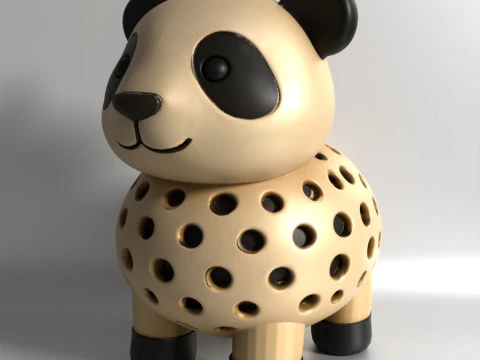 3D Printing Panda Sprouter Seed Chia Radish microgreens Lentil sprouts Germinator 3D Model