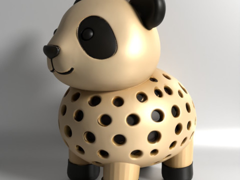 Pencetakan 3D Benih Sprouter Panda Chia Lobak microgreens Germinator kecambah Lentil Model 3D