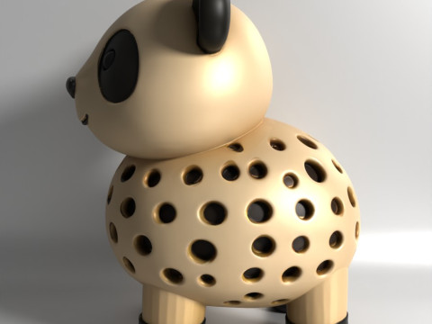 Pencetakan 3D Benih Sprouter Panda Chia Lobak microgreens Germinator kecambah Lentil Model 3D