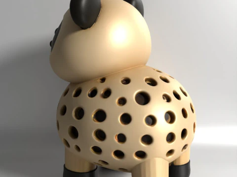 3D Printing Panda Sprouter Seed Chia Radish microgreens Lentil sprouts Germinator 3D Model