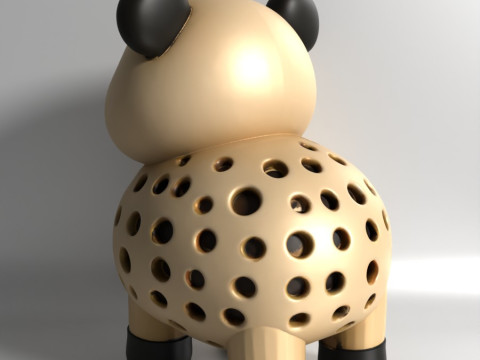 Pencetakan 3D Benih Sprouter Panda Chia Lobak microgreens Germinator kecambah Lentil Model 3D