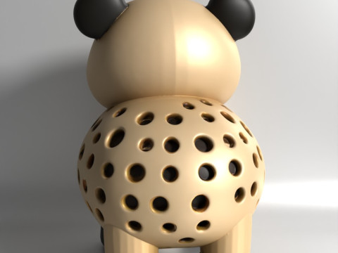 Pencetakan 3D Benih Sprouter Panda Chia Lobak microgreens Germinator kecambah Lentil Model 3D