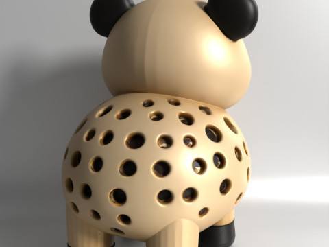 Pencetakan 3D Benih Sprouter Panda Chia Lobak microgreens Germinator kecambah Lentil Model 3D