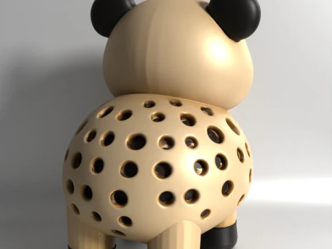3D Printing Panda Sprouter Seed Chia Radish microgreens Lentil sprouts Germinator 3D Model