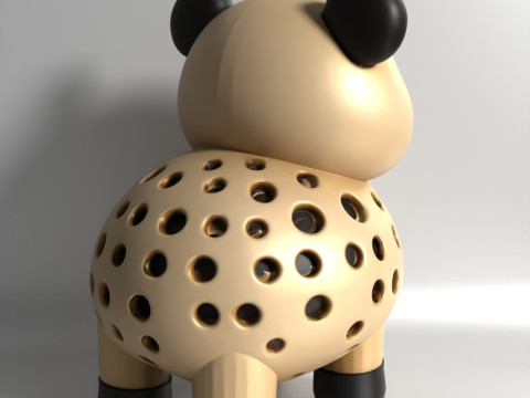 Pencetakan 3D Benih Sprouter Panda Chia Lobak microgreens Germinator kecambah Lentil Model 3D