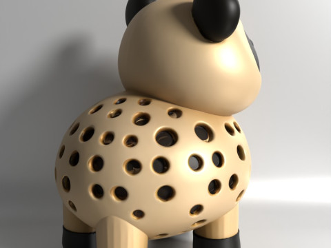 Pencetakan 3D Benih Sprouter Panda Chia Lobak microgreens Germinator kecambah Lentil Model 3D