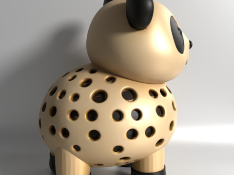 Pencetakan 3D Benih Sprouter Panda Chia Lobak microgreens Germinator kecambah Lentil Model 3D