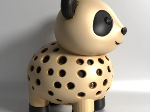 3D Printing Panda Sprouter Seed Chia Radish microgreens Lentil sprouts Germinator 3D Model