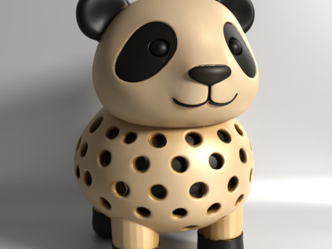 Pencetakan 3D Benih Sprouter Panda Chia Lobak microgreens Germinator kecambah Lentil Model 3D