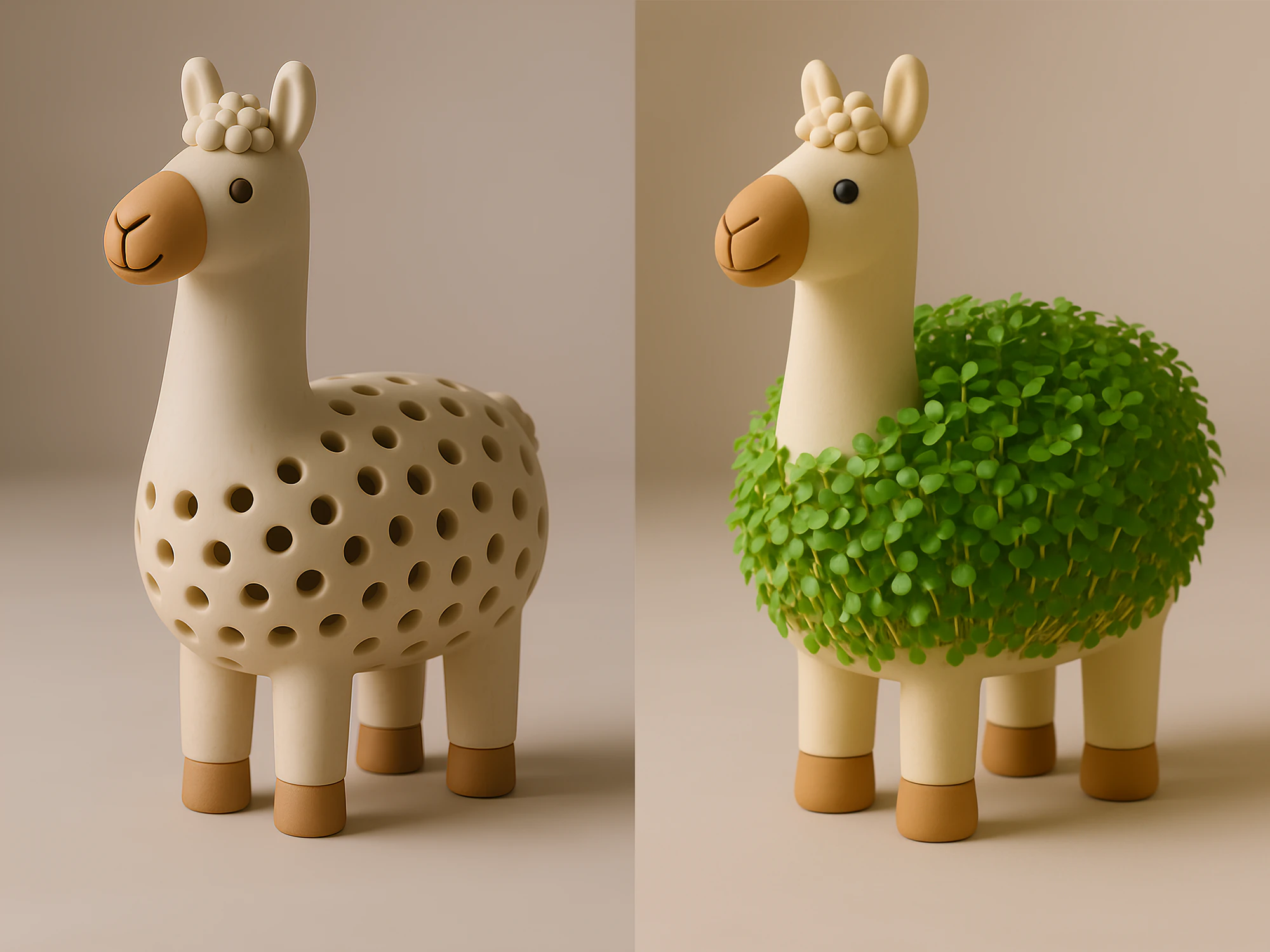 3D Printing Llama Sprouter Seed Chia Radish microgreens Lentil sprouts Germinator 3D Model .c4d .max .obj .3ds .fbx .stl .blend 