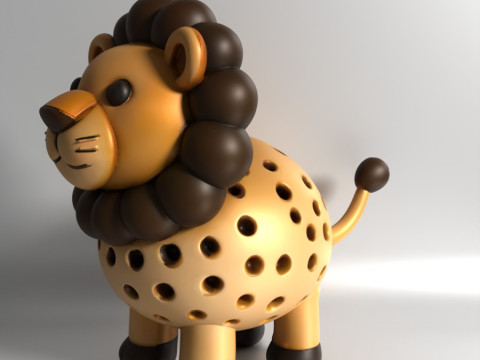 3D Printing Lion Sprouter Seed Chia Radish microgreens Lentil sprouts Germinator 3D मॉडल