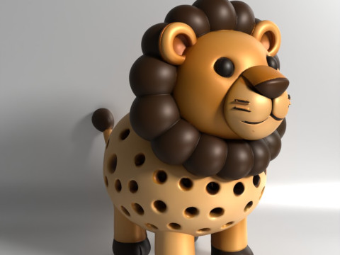 3D Printing Lion Sprouter Seed Chia Radish microgreens Lentil sprouts Germinator 3D मॉडल