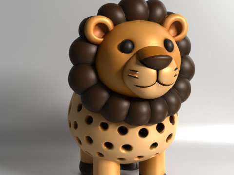 3D Printing Lion Sprouter Seed Chia Radish microgreens Lentil sprouts Germinator 3D मॉडल