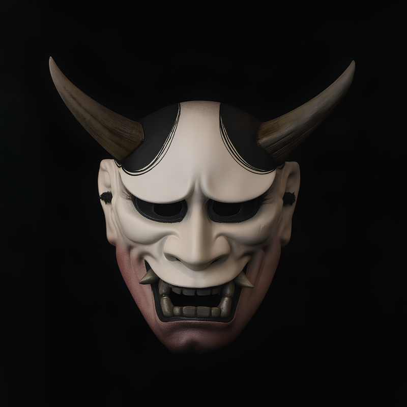 3D Printing Japanese Hannya Noh Kabuki Nipponese toy Model 3D .c4d .max .obj .3ds .fbx .stl .blend 