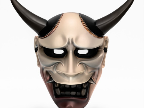 3D Printing Japanese Hannya Noh Kabuki Nipponese toy Model 3D