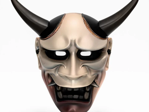 3D Printing Japanese Hannya Noh Kabuki Nipponese toy 3D Model