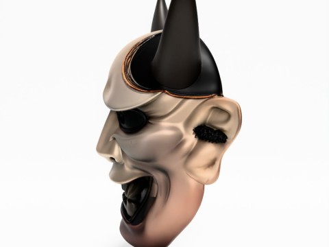 3D Printing Japanese Hannya Noh Kabuki Nipponese toy Model 3D