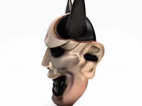 3D Printing Japanese Hannya Noh Kabuki Nipponese toy 3D Model