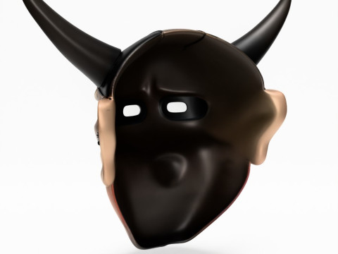 3D Printing Japanese Hannya Noh Kabuki Nipponese toy Model 3D