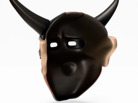 3D Printing Japanese Hannya Noh Kabuki Nipponese toy 3D Model