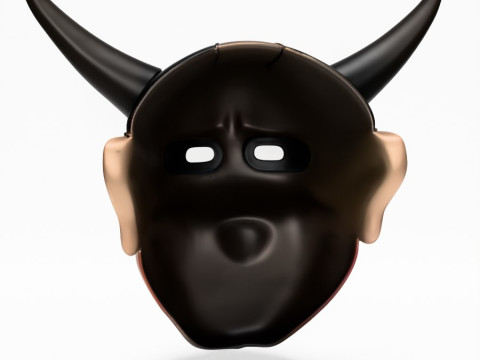 3D Printing Japanese Hannya Noh Kabuki Nipponese toy Model 3D