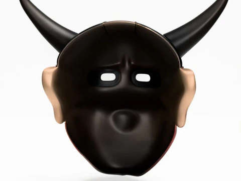 3D Printing Japanese Hannya Noh Kabuki Nipponese toy 3D Model