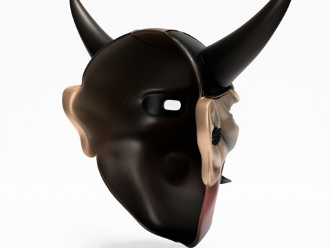 3D Printing Japanese Hannya Noh Kabuki Nipponese toy Model 3D