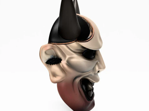 3D Printing Japanese Hannya Noh Kabuki Nipponese toy 3D Model