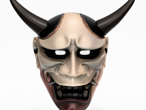 3D Printing Japanese Hannya Noh Kabuki Nipponese toy Model 3D