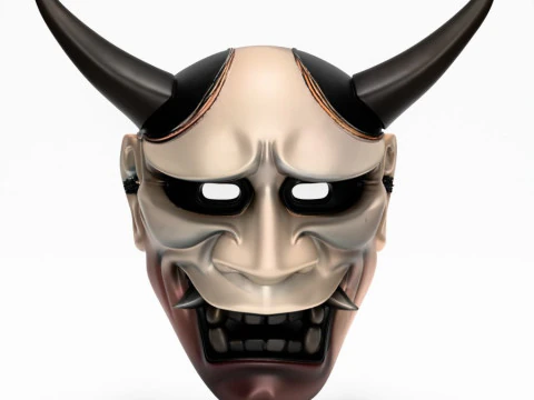 3D Printing Japanese Hannya Noh Kabuki Nipponese toy 3D Model