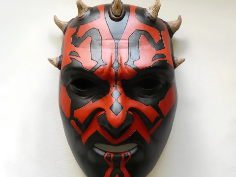 Juguete de cuerno de m&aacute;scara de Darth Maul con impresi&oacute;n 3D Modelo 3D
